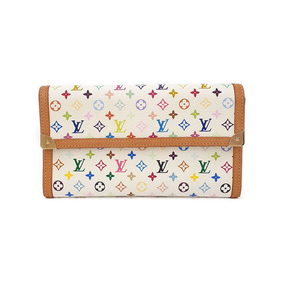 Louis Vuitton Porte Multicolor Long Tresor Wallet Tri - Picture 1 of 5